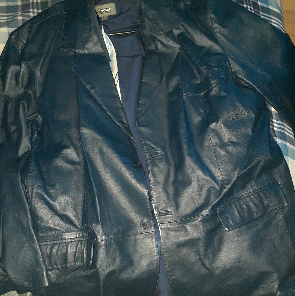 Leather Suit Set